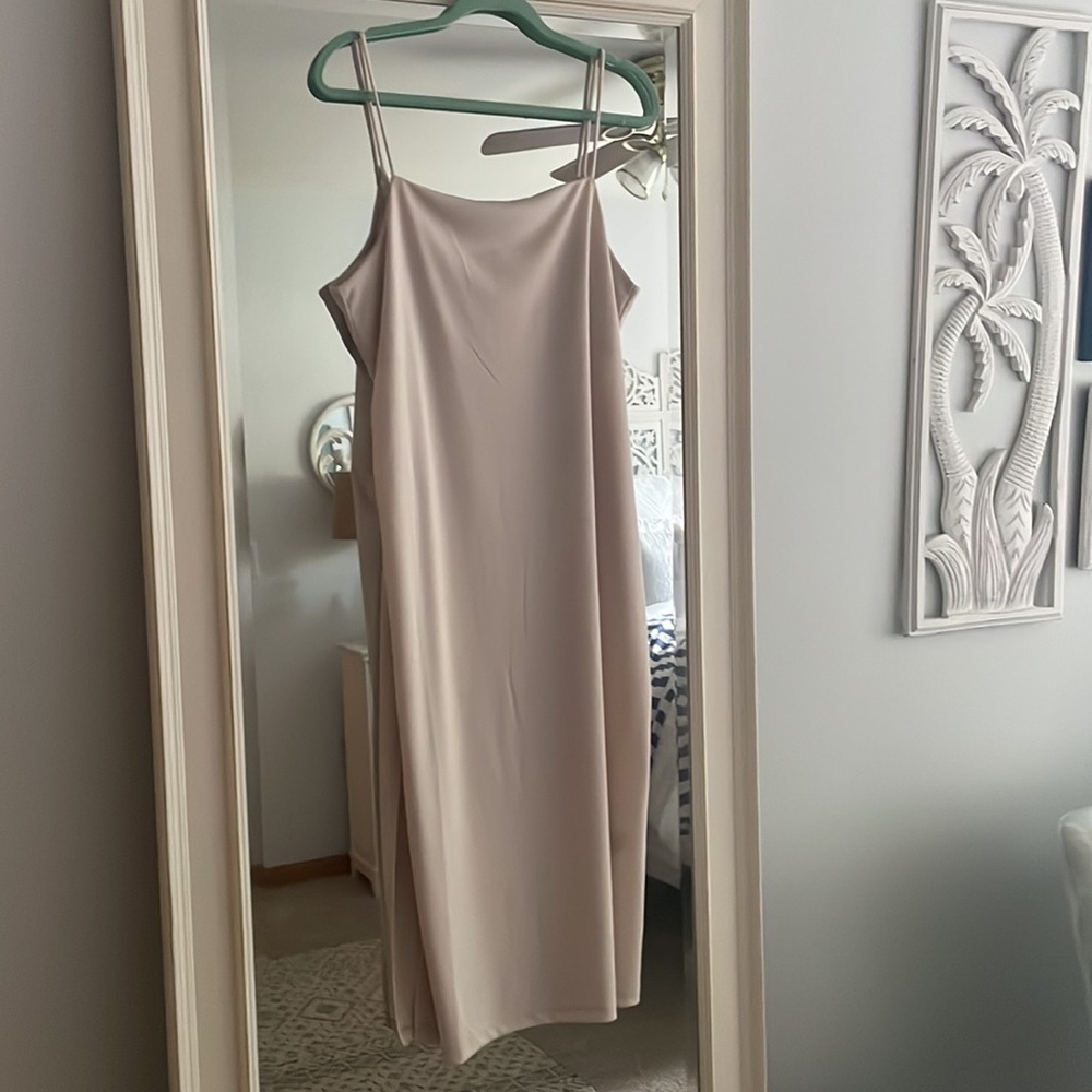 Beautiful dress with slit